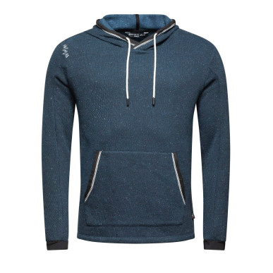 ALICANTE LOGO 2.0-DARK BLUE-XL pánská mikina s kapucí tmavě modrá