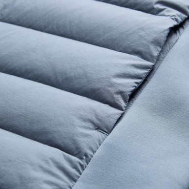 COMPOSITE HOODIE-STONE BLUE-XL pánská bunda šedomodrá