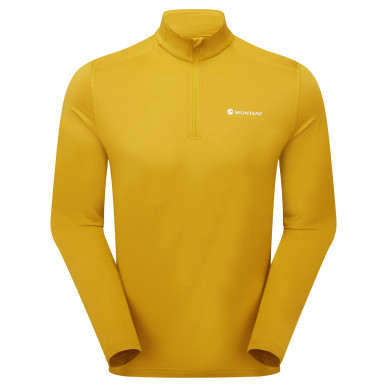 DART XT ZIP NECK-GINKGO GOLD-XXL pánské triko dlouhý ruk. žluté