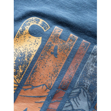 CHILLAZ TIME TO CHILL-DARK BLUE-XS pánské tričko tmavě modré