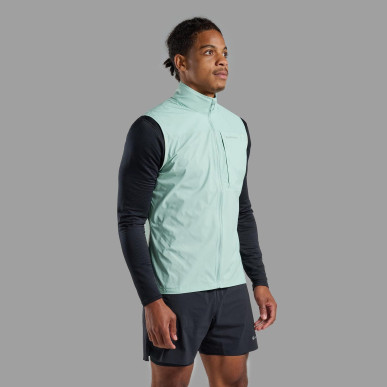 FEATHERLITE GILET-SEA MIST-L pánská vesta mentolová