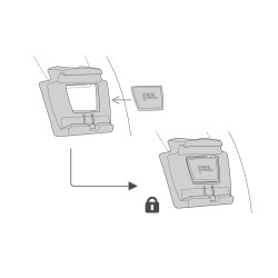 SLOT ADAPT adaptér pro připevnění čelovek ARIA, XENA, SWIFT RL na přilbu