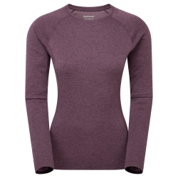 FEM DART LONG SLEEVE T-SHIRT-MULBERRY-UK14/L dámské triko dlouhý ruk. hnědofialové