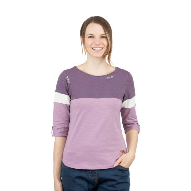 BALANCED-DARK VIOLET-36 dámské tričko s dlouhým rukávem tmavě fialové