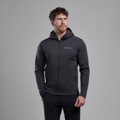 FURY LITE HOODIE-MIDNIGHT GREY-S pánská mikina tmavě šedá