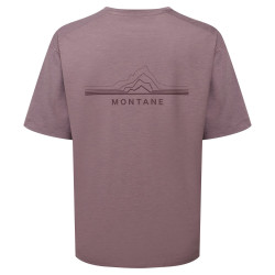 FEM ALHENA MOUNTAIN 25 T-SHIRT-MOONSCAPE-UK8/XS dámské triko šedofialové