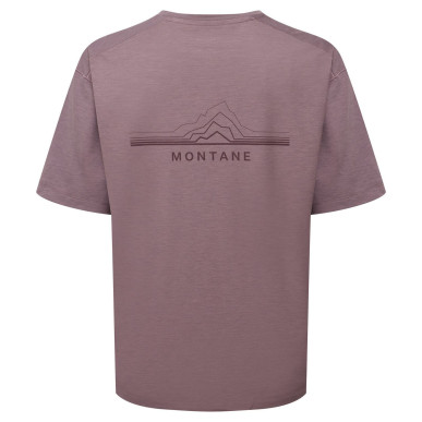 FEM ALHENA MOUNTAIN 25 T-SHIRT-MOONSCAPE-UK8/XS dámské triko šedofialové