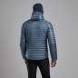 ALPINE 850 NANO HOODIE-STONE SIZE BLUE-XL pánská bunda šedomodrá