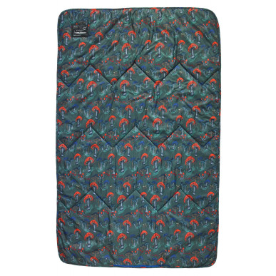 JUNO BLANKET FunGuy Print eraloftová přikrývka s potiskem (houby)