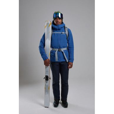 NORDES HOODIE-NEPTUNE BLUE-M pánská bunda modrá