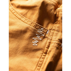 JESSY 2.0-DARK CURRY-44 dámské kalhoty tmavé kari