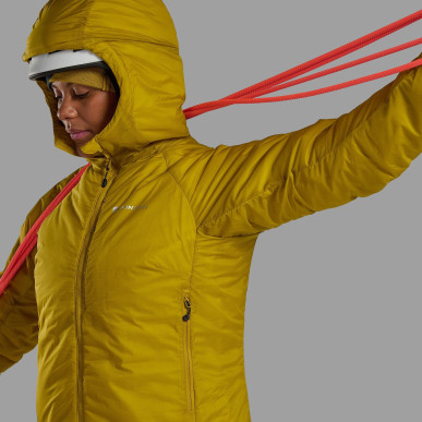 FEM FORTES XT HOODIE-GINKGO GOLD-UK12/M dámská bunda žlutá