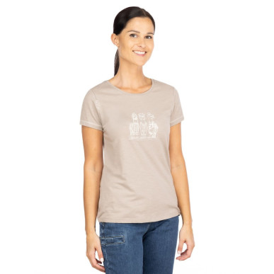 GANDIA ALPACA GANG WINTER-DARK SAND-32 dámské tričko tmavě pískové