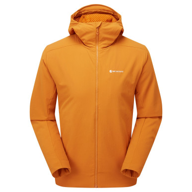 KHAMSIN HOODIE-AMBER-L pánská bunda oranžová