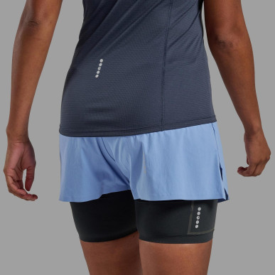 FEM DART NANO T-SHIRT-ECLIPSE BLUE-UK12/M dámské triko modré