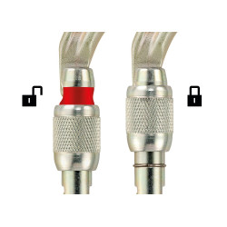 VULCAN SCREW LOCK ocelová karabina šroub.zámek