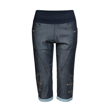 FUJI 3.0-DENIM DARK BLUE-44 dámské 3/4 kalhoty tmavě modré denim