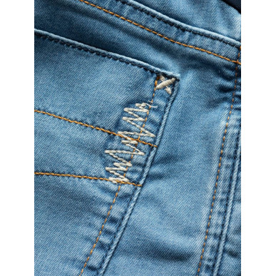 FUJI 3.0-DENIM LIGHT BLUE-36 dámské 3/4 kalhoty světle modré denim