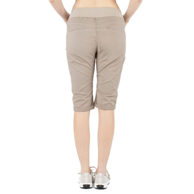 JESSY-DARK SAND-38 dámské 3/4 kalhoty tmavě pískové