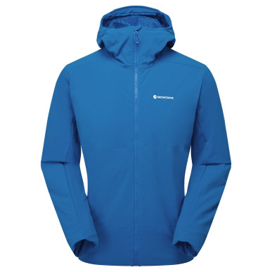 KHAMSIN HOODIE-NEPTUNE BLUE-L pánská bunda modrá