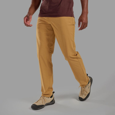GENOA LITE PANTS REG LEG-HUSK-40/XXXL pánské kalhoty žlutohnědé
