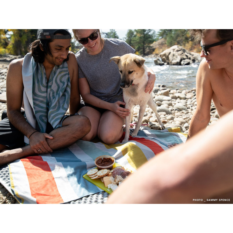 PACKTOWL PERSONAL BEACH Coastal Lines ručník 91x150cm barevné pruhy