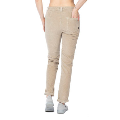 MAGDALENA-DARK SAND-32 dámské kalhoty tmavě pískové