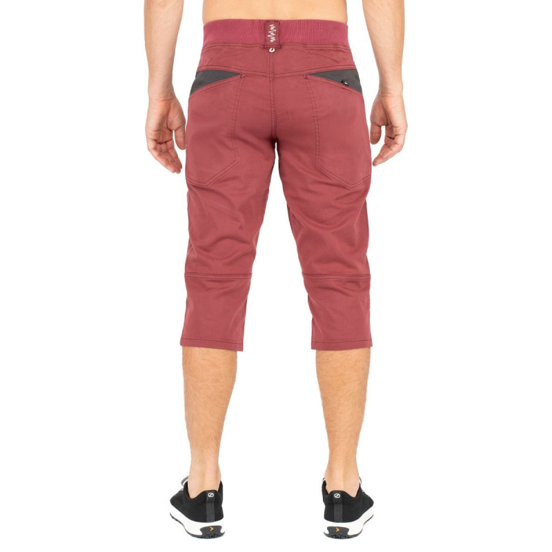 BANFF-DARK RED-L pánské 3/4 kalhoty tmavě červené BANFF-DARK RED-L pánské 3/4 kalhoty tmavě červené