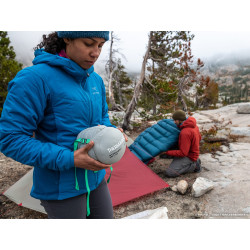 HYPERION 20F/-6C Long Deep Pacific péřový spacák tm. modrý