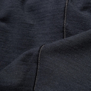 FEM MALLI LS ZIP T SHIRT-BLACK-UK14/L dámské triko černé