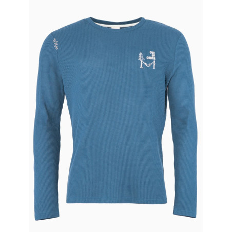 CUENCA-DARK BLUE-XL pánské tričko s dlouhým rukávem tmavě modré