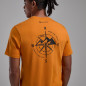 IMPACT COMPASS TEE-FLAME ORANGE-S pánské tričko žlutooranžové IMPACT COMPASS TEE-FLAME ORANGE-S pánské tričko žlutooranžové