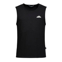 CALANQUES TRE FRATELLI-BLACK-L pánské tílko černé