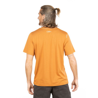 OUT OF ORDER-ORANGE BROWN-XXL pánské tričko oranžovo hnědé