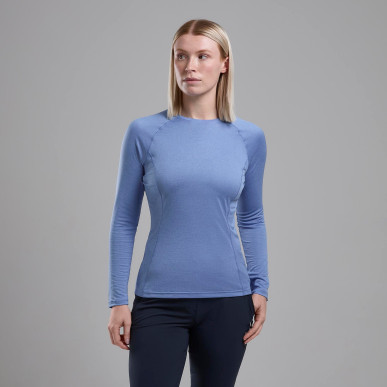 FEM DART LONG SLEEVE T-SHIRT-CORNFLOWER-UK12/M dámské triko dlouhý ruk. modré