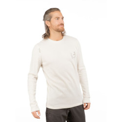 CUENCA-SAND-M pánské tričko s dlouhým rukávem pískové