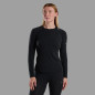FEM MALLI LONG SLEEVE T SHIRT-BLACK-UK8/XS dámské triko černé