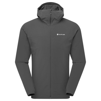 TENACITY NANO HOODIE-MIDNIGHT GREY-L pánská bunda tmavě šedá