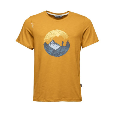 TIME OUTDOORS-CURRY-S pánské tričko kari