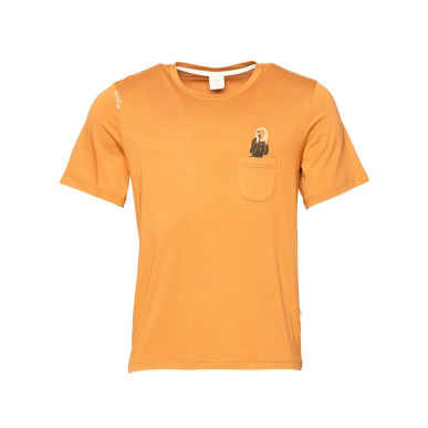 SCARY SCREAM-ORANGE BROWN-XL pánské tričko oranžovo hnědé