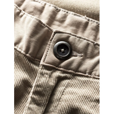 ROFAN 2.0 (CORD MIX)-DARK SAND-XXL pánské kraťasy tmavě pískové