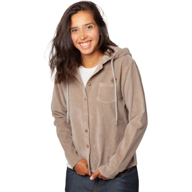 FENDELS-DARK SAND-34 dámská košile tmavě písková