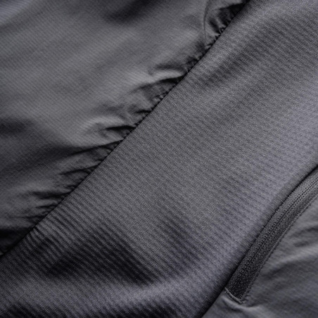 SIROCCO HOODIE-MIDNIGHT GREY-S pánská bunda tmavě šedá