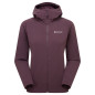FEM KHAMSIN HOODIE-MULBERRY-UK14/L dámská bunda hnědofialová