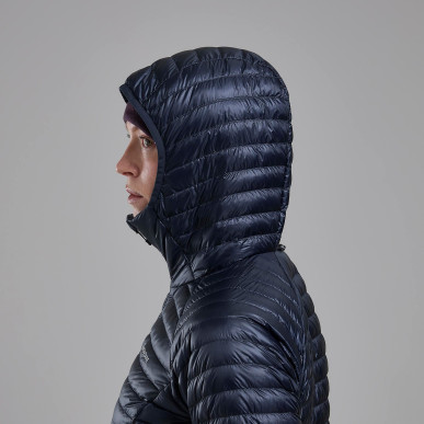 FEM ALPINE 850 NANO HOODIE-ECLIPSE BLUE-UK12/M dámská bunda modrá