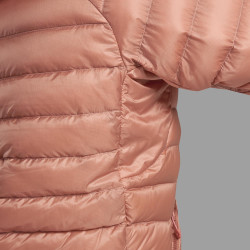 FEM ANTI-FREEZE HOODIE-PINK CLAY-UK8/XS dámská bunda růžová