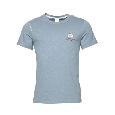 E CIAO-GREYBLUE-M pánské tričko šedomodré