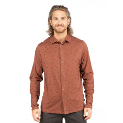 SEBASTIAN 2.0-BRICK-XXS pánská košile cihlová
