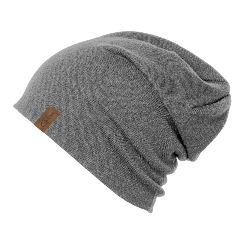 RELAXED BEANIE 2.0-GREY MELANGE-čepice šedá