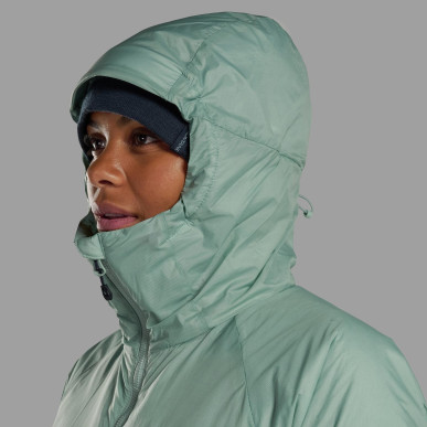 FEM FORTES LITE HOODIE-SEA MIST-UK16/XL dámská bunda mentolová